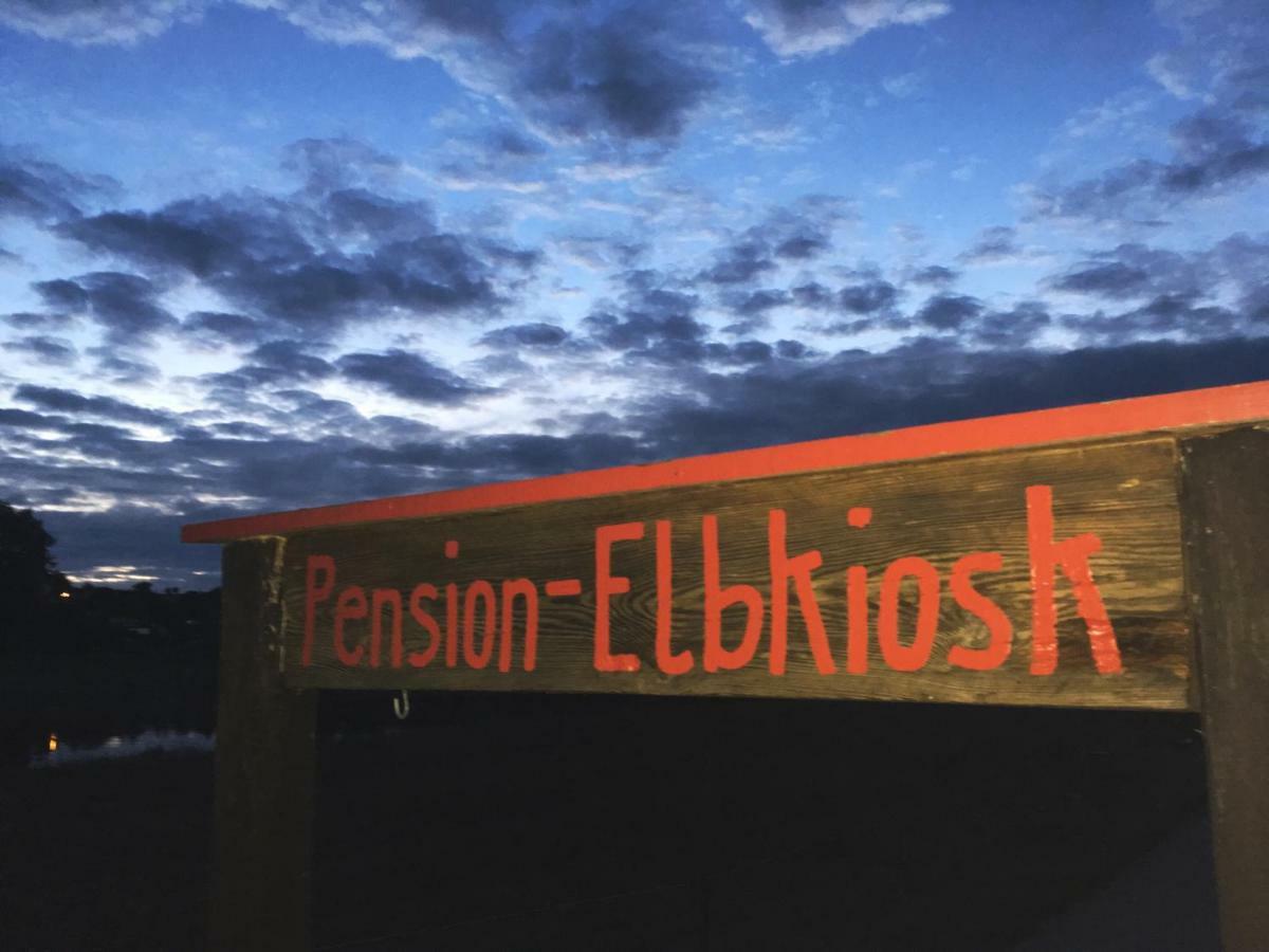 Pension Elbkiosk Kleinzadel Exterior foto